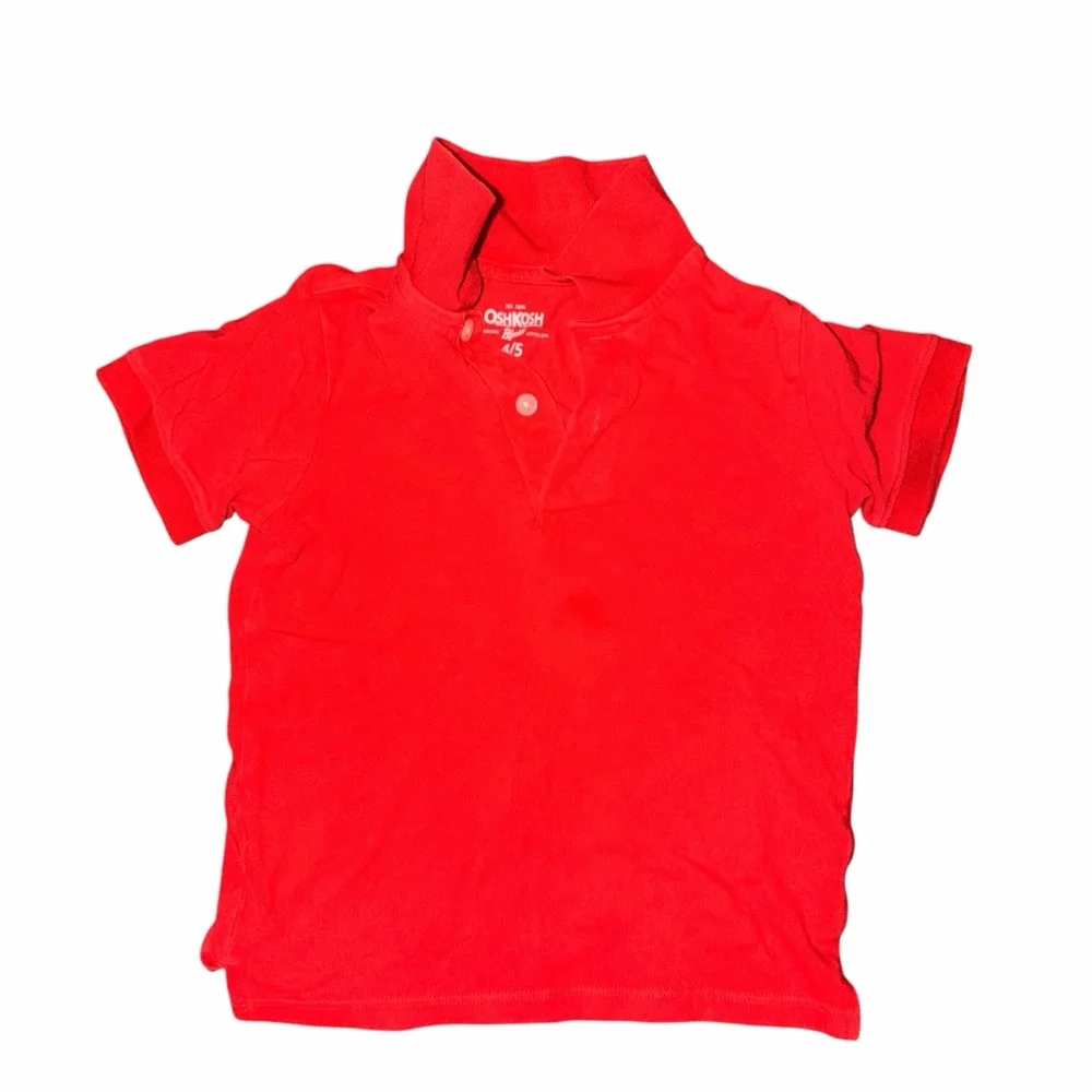 OshKosh B'gosh Bright Red Kids Polo